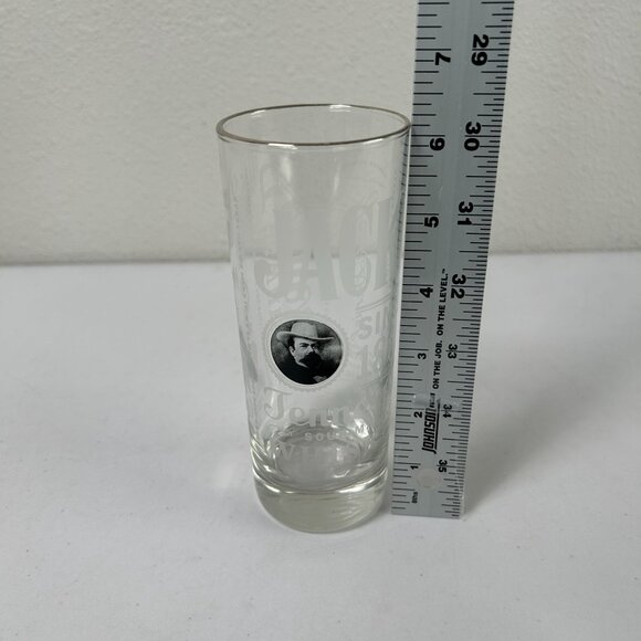 Jack Daniels High Ball Glass Tennessee Whiskey Tall Silver Rim Sour Mash - Picture 9 of 10
